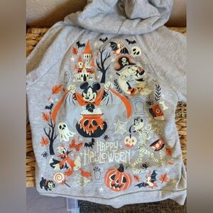 Disney Parks Halloween Hoodie Adult Small Glows In Dark Like New
